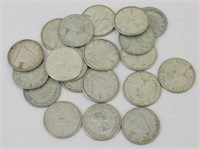 (20) Canadian Silver Dimes