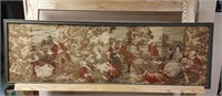Antique Tapestry Panel Framed