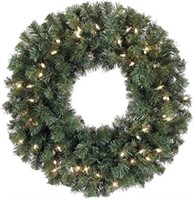 GlucksteinHome Winter Holiday Decorative Wreath