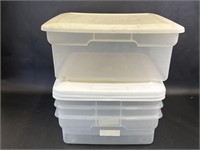 Sterilite Clear Containers