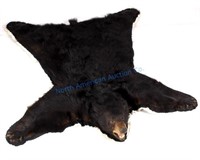Montana Trophy Black Bear Fur Rug