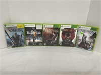 XBOX 360 GAME LOT -ASSANINS CREED 3, HOMEFRONT,