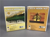 Vintage Latch Hook Rugs. NOS