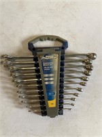 12 pce standard wrench set.