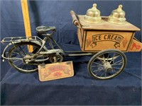 Ice cream vender cart bicycle