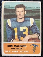 1967 - Fleer #59 - FB - Don Maynard