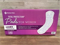 192 count size 5 pads