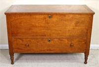 19th C. 1-Drawer Blanket Chest