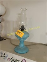 Consolidated Blue MG Prince Edward Stand Lamp