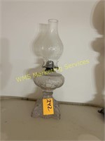 Consolidated Clear Princess Feather Stand Lamp