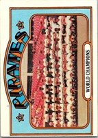 1972 Topps Baseball Lot of 6 Team Cards