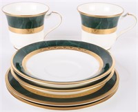 RARE NORITAKE BONE CHINA FITZGERALD PARTIAL SETS