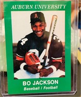 Bo Jackson Pre RC Football/Baseball Rookie