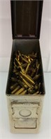 .243 spent shell casing in Ammo box