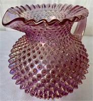 Fenton Iridescent Carnival Hobnail 7.5" Pitcher