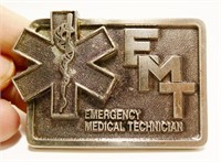 Vintage EMT Belt Buckle