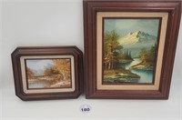 Two Framed Art Pictures