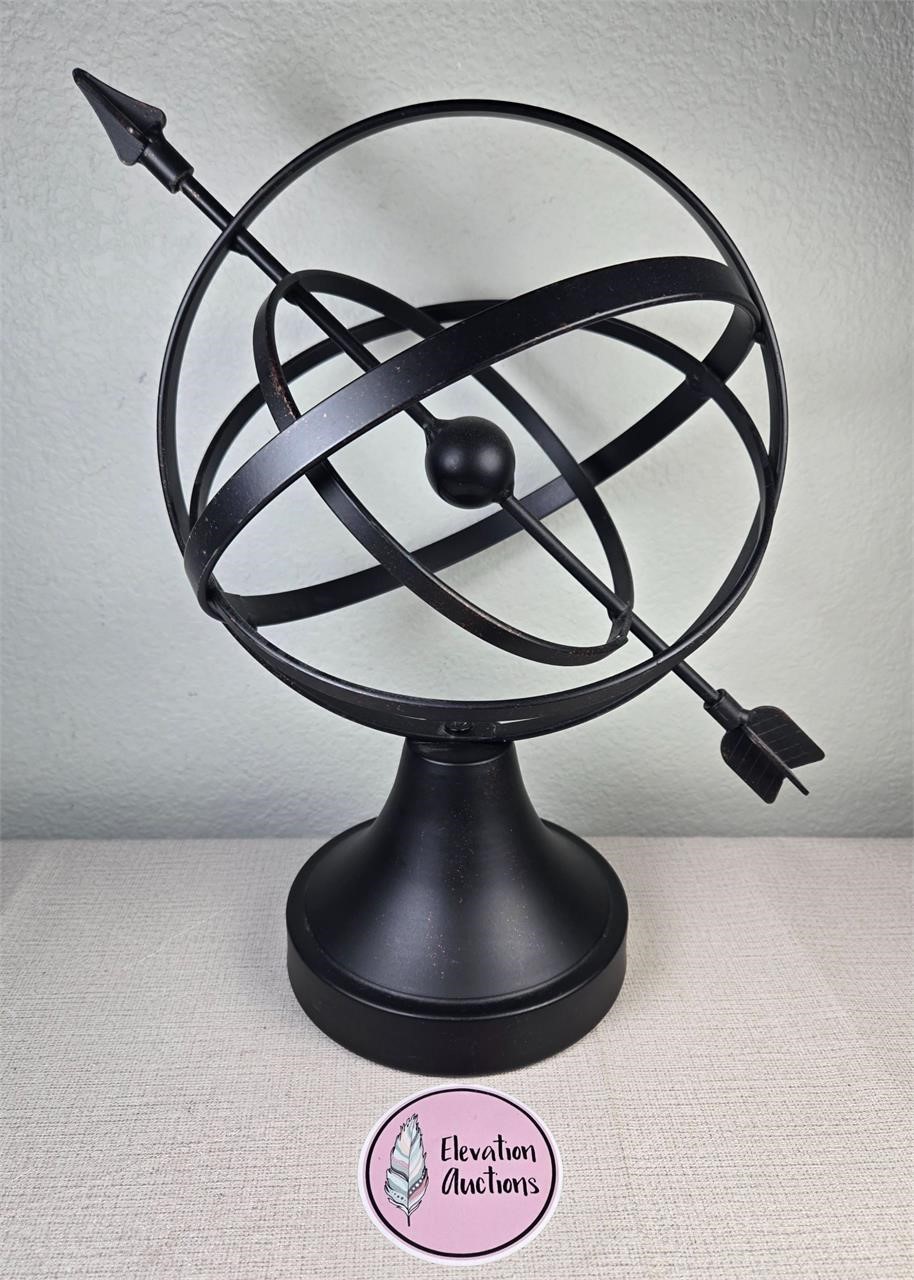 Metal Armillary Sphere Globe Orb Decor