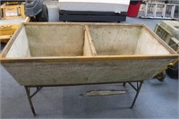 Vintage Concrete Double Sink w/ Stand