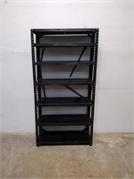 7 Tier Black Metal Shelf