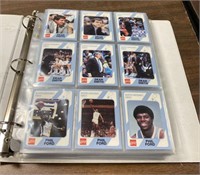 Notebook of Carolina Football & Basketball Cards