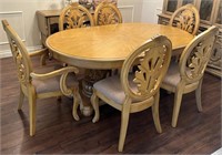 D - DINING TABLE W/ 6 CHAIRS (D2)