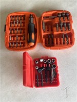 B&D & Craftsman Screw Driver Bit & socket set