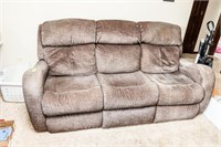 Brown Upholstered Sofa