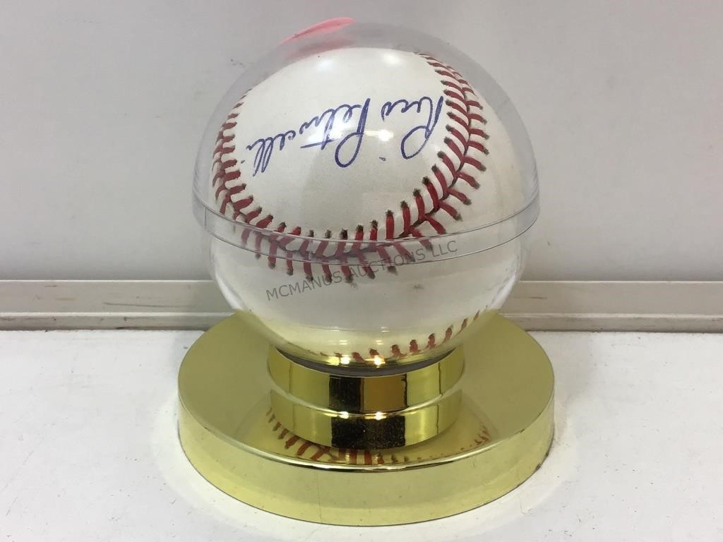 Rico pettrocelli autographed baseball