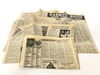 Alto Reed Estate vintage newspapers