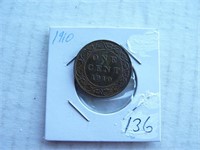 Canada 1910 gros cent
