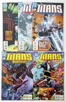 (4) DC "THE TITANS" (1) DC "DAMAGE" COMIC LOT