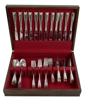 STERLING SILVER FLATWARE SERV. FOR 12 BY LUNT