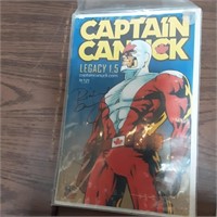 autographed Captain canuck book