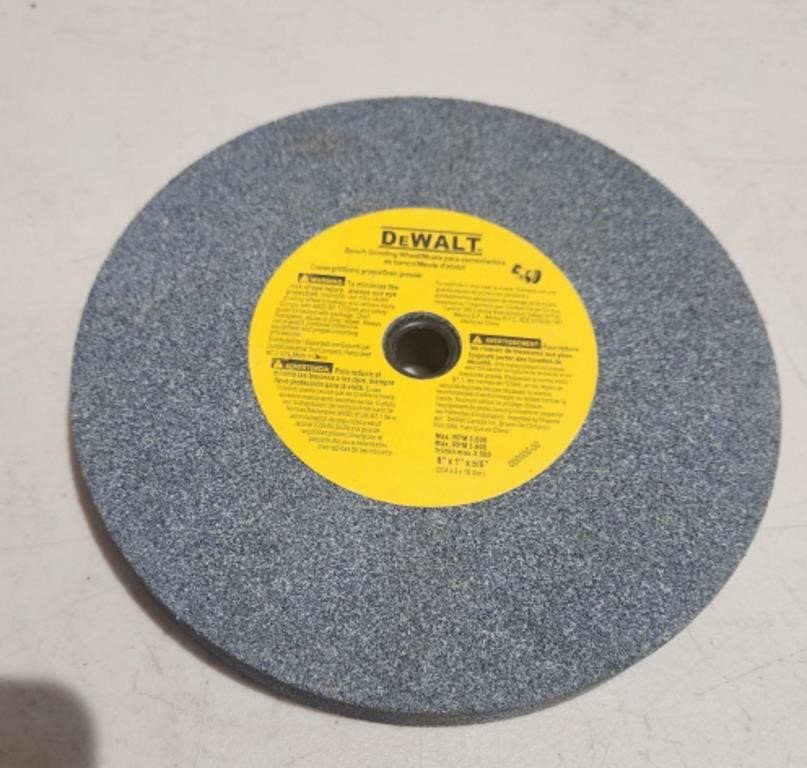 New DeWalt 8" Bench Grinding Wheel