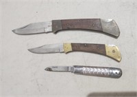 3, 4, & 5" Folding Knives. Pakistan & China