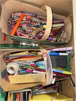 Job Lot - Pencil Crayons, Crayons, Markers,