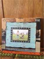 At home western moments 5x7 picture frame