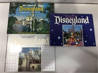 1980, 1986 & 1989 Disneyland Pictorial Souvenir