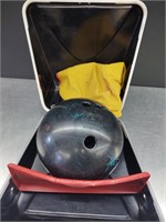 Ebonite Bowling Ball w Hard Case