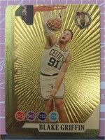 24k gold-plated basketball card Blake Griffin