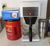 Vintage Bunn Coffee Maker w/ Coffee, Filters, Yeti