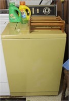 Vintage Maytag Washer w/ Laundry Detergent & Rack
