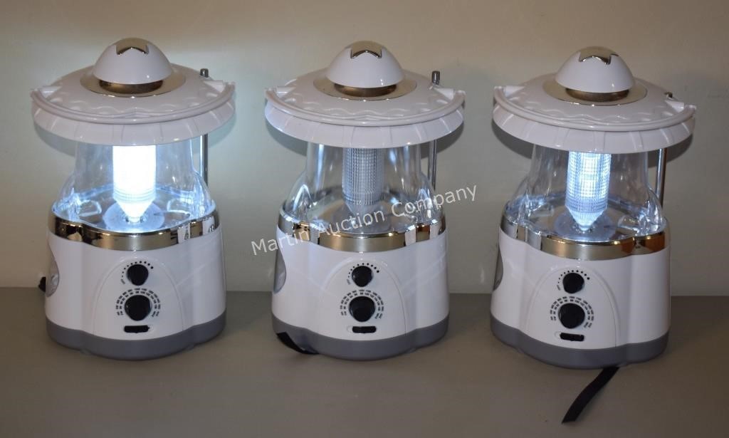 (G1) Lot of 3 Radio Lanterns