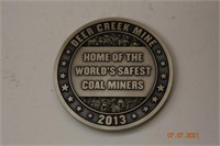 Deer Creek Mine 2013 Safety Token