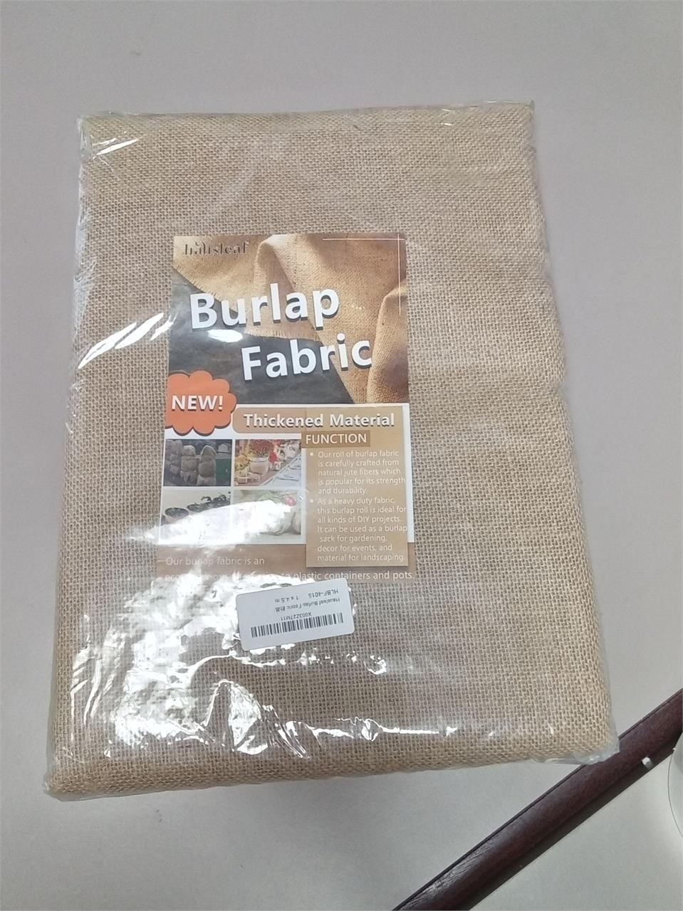 Burlap Fabric - 14.75ftx3.25ft