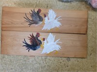 Painted Rooster Decor