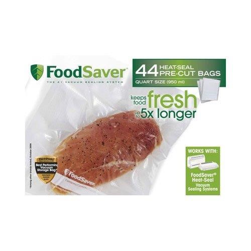 Foodsaver Quart-Size Vacuum Storage Bags, 44 Count