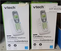 2 VRTECH CORDLESS TELEPHONES