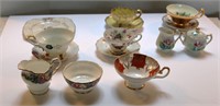 Vintage Bone China & Porcelain Cups & Saucers